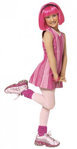 Lazytown Stephanie Meanswell Cosplay Costume 