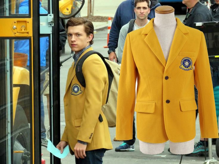 Spider Homecoming Peter Park Jacket Costume Cosplay Adult's Outwear Custom