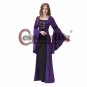 Lady Dress Vintage Medieval Victorian Dress Deep purple Custom Made