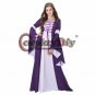 Medieval/renaissance dresses purple and white adult's custom made dress cosplay for Halloween/Party