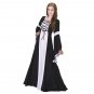 Medieval/renaissance dresses lady's dress custom made classic black and white