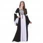 Medieval/renaissance dresses lady's dress custom made classic black and white