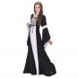 Medieval/renaissance dresses lady's dress custom made classic black and white