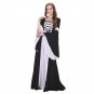Medieval/renaissance dresses lady's dress custom made classic black and white