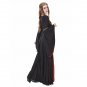 Medieval European retro style ladies dress black and red appealing custom made