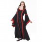 Cosplaydiy Renaissance Medieval Dress Black And Red Hoody Custom Made