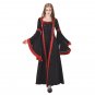 Cosplaydiy Renaissance Medieval Dress Black And Red Hoody Custom Made