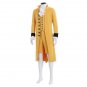 1785 Medieval Men's Yellow Cosplay Costume 18th Century British Suit Gentleman Costume Custom Made
