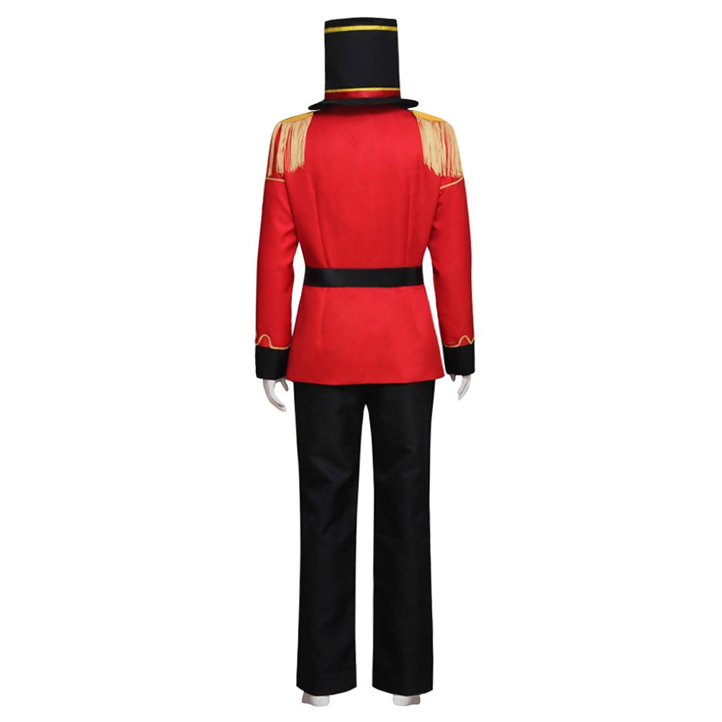 Nutcracker Uniform Cosplay Costume Adult Men's Halloween Costume Hooded
