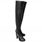Game NieR Automata 2B YoRHa No. 2 Cosplay Shoes Leather Boots Black Cosplay Shoes