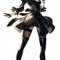 Game NieR Automata 2B YoRHa No. 2 Cosplay Shoes Leather Boots Black Cosplay Shoes