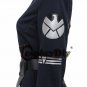 Cospalydiy Agents of S.H.I.E.L.D. Cosplay Costume Maria Hill Uniform Cosplay Women's Black Suits