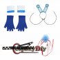 Fnaf toy bonnie human Costume Uniform Cosplay Men's Belt pants Blue&Black Suits Custom Made