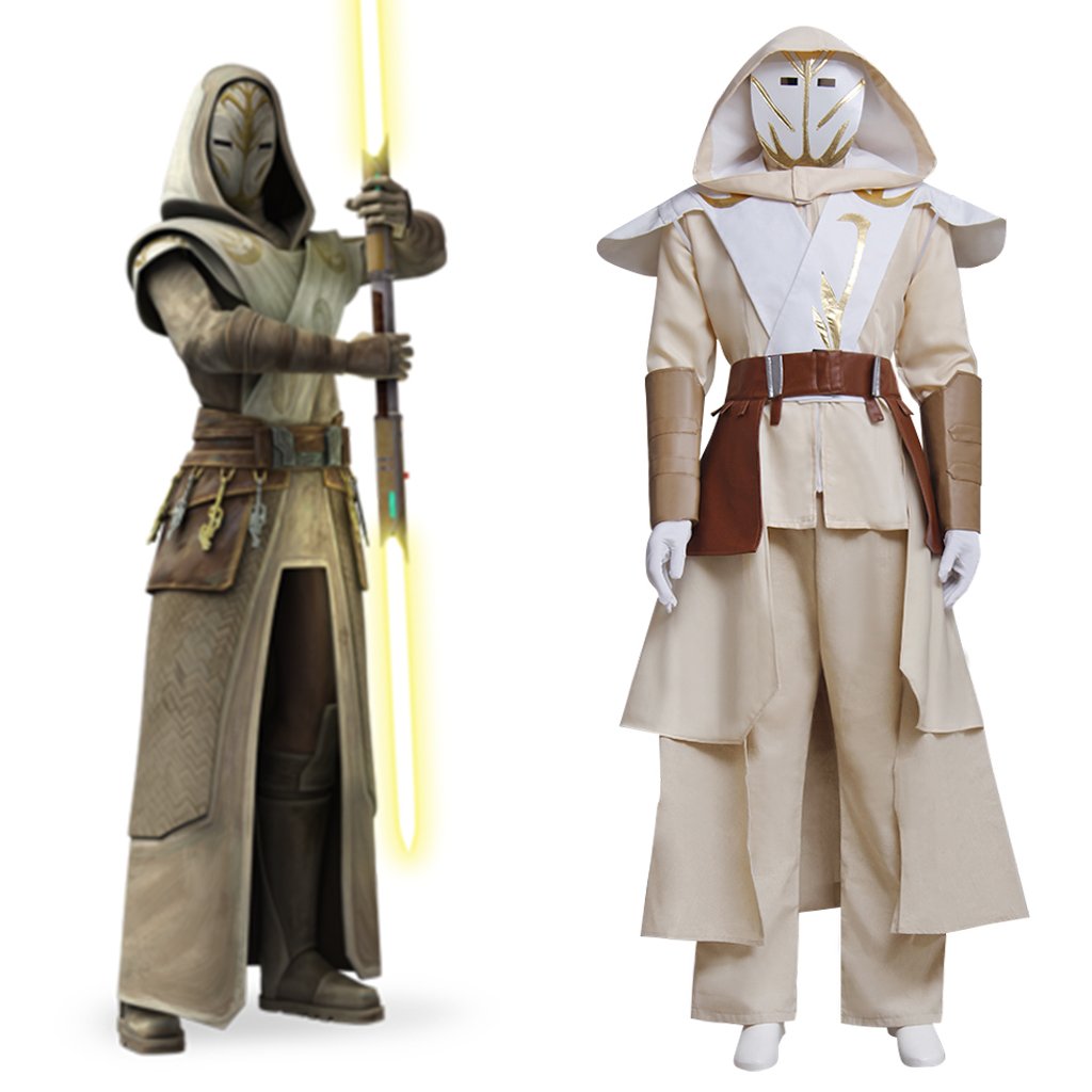 Movie Star Wars: Clone Wars Jedi Temple Guard Adult Cosplay Costume Halloween Carnival Costumes