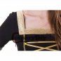 Women's Dress Renaissance Medieval Black Costume Cosplay Dress Gown Halloween Long Dress