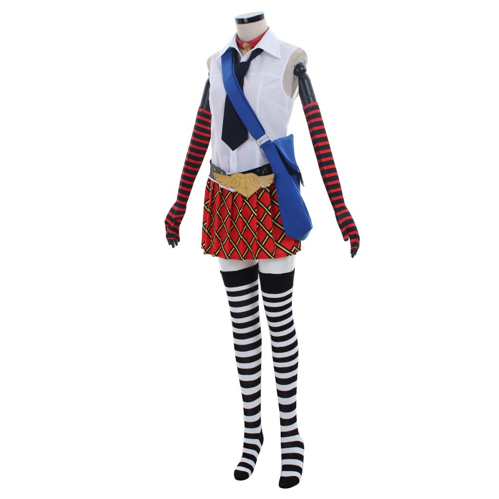 Custom Made Anime Persona 4 Golden Marie Cosplay Costume Girl s School 