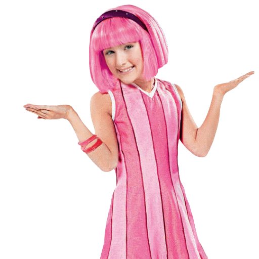 Lazy Town Stephanie Custom Made Costume Cosplay Girl's Summer Dress Cosplay