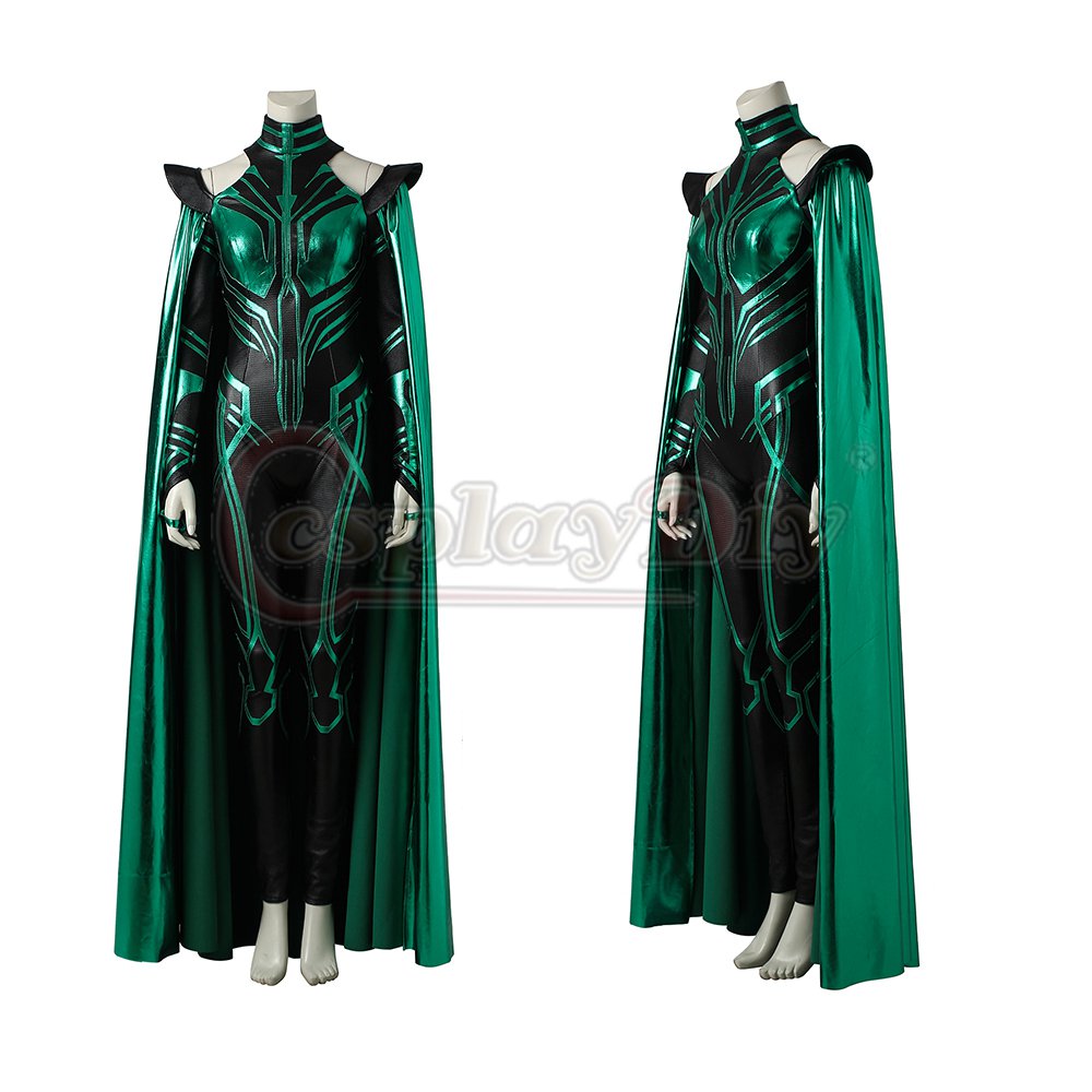 Cosplaydiy THOR 3 Ragnarok Trailer Hela Cosplay Costume Women's Cosplay ...