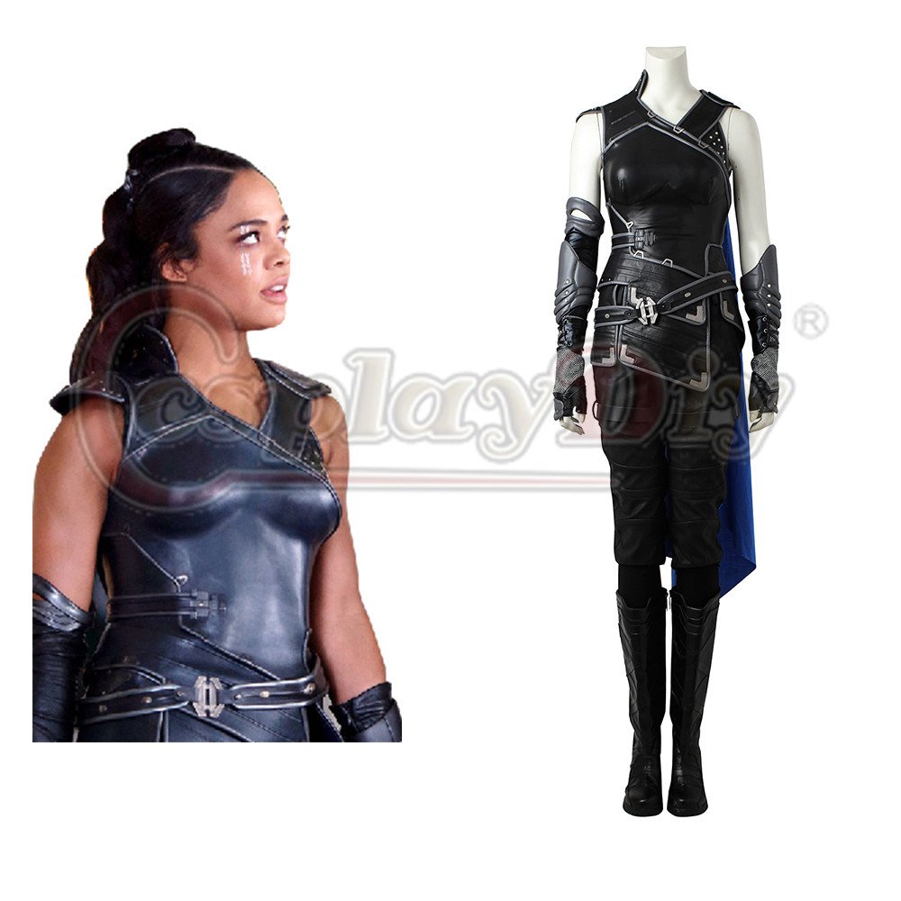 Thor 3 Ragnarok Valkyrie Cosplay Costume Womens Halloween Party