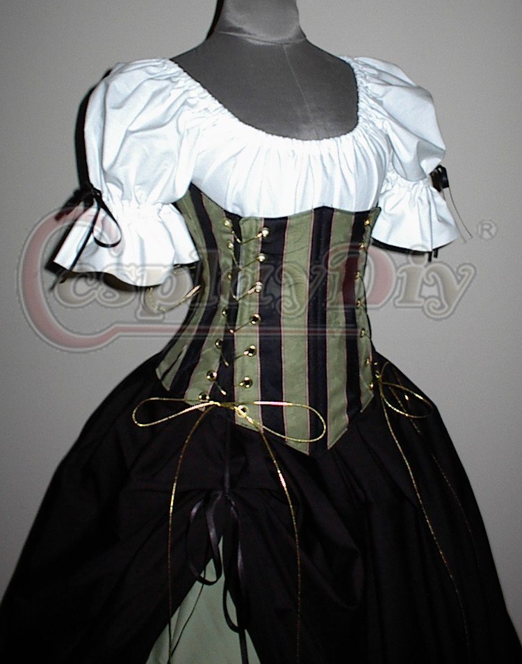 CosplayDiy Women Renaissance Dress Ladies Cosplay Costume For Halloween