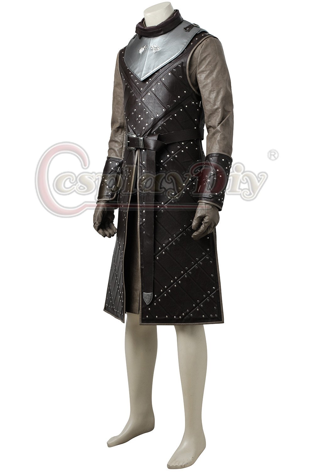 Custom Made Game of Thrones Season 7 Jon Snow Cosplay Costume Men's ...