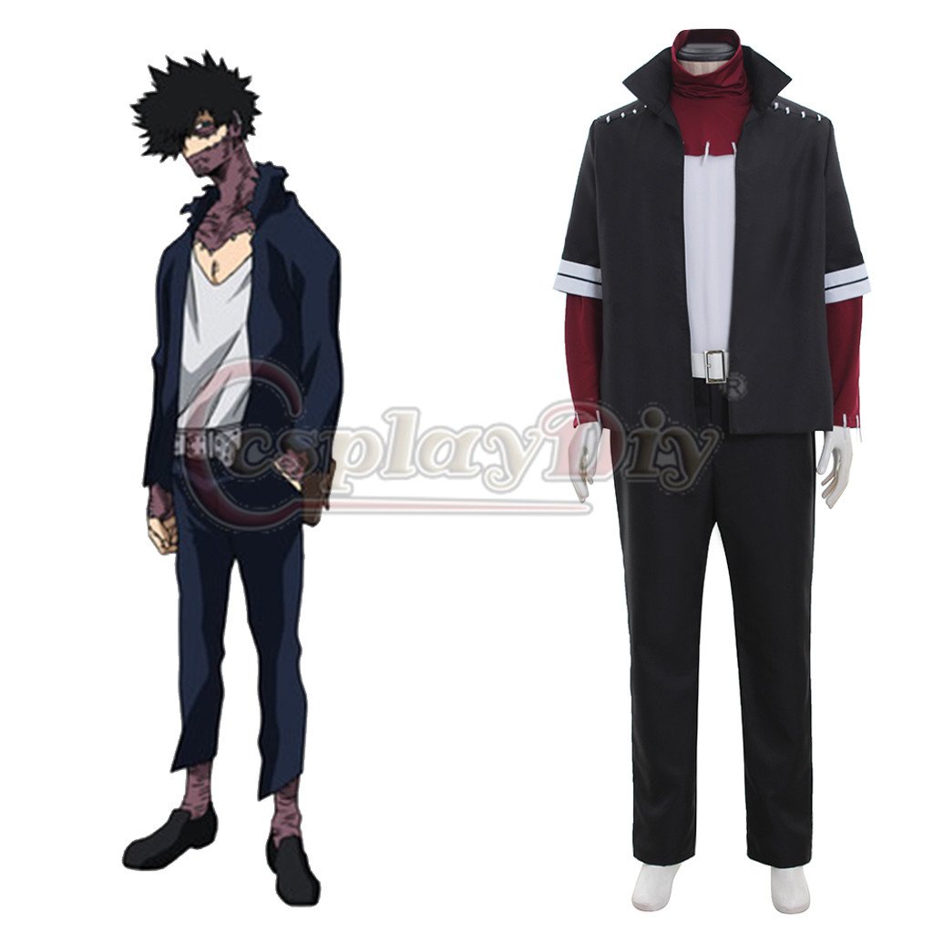 My Hero Academia Boku no Hero Akademia Dabi Cosplay Costume Men's Party ...