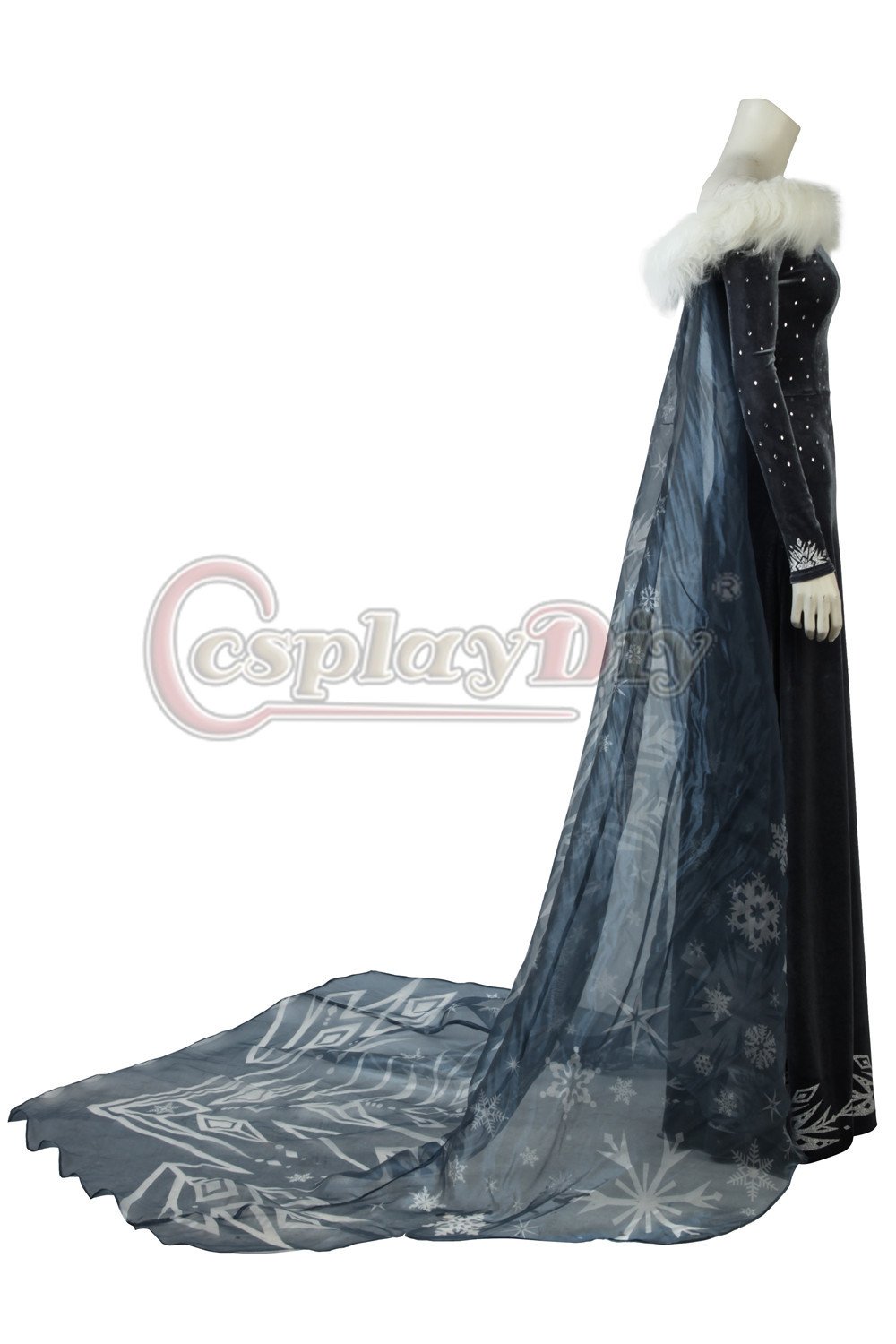 Olafs Frozen Adventure Elsa Cosplay Dress Women Party Costume Custom Made 2306