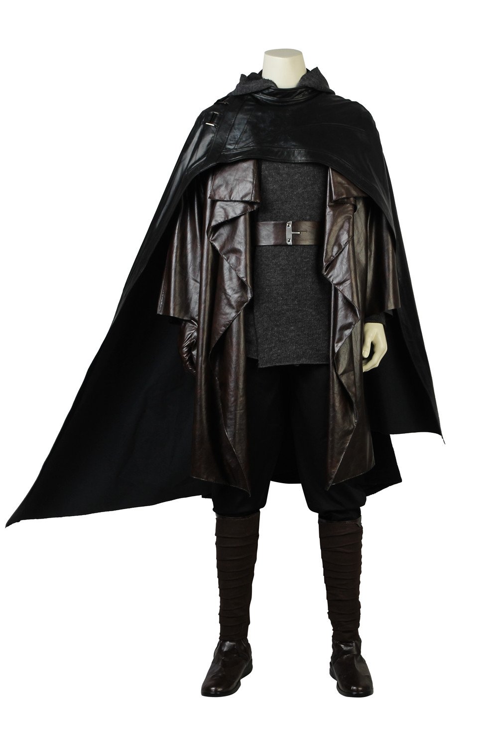 Men's Star Wars The Last Jedi Luke Skywalker Cosplay Costume Cloak Halloween Carnival Costume 4014