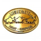 California Bishop Mule Days 2010 Solid Bronze Belt Buckle California Bishop Mule Days 2010 Solid Bronze Belt Buckle