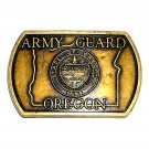 Oregon Army Guard State Seal Vintage Belt Buckle Oregon Army Guard State Seal Vintage Belt Buckle