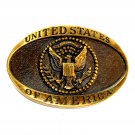 United States Of America Heritage Mint Solid Brass Vintage Belt Buckle United States Of America Heritage Mint Solid Brass Vintage Belt Buckle