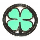 Shamrock 4 Leaf Clover Adult St Patricks Day Belt Buckle