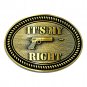 It's My Right Second Amendment Brass Color Belt Buckle