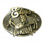 Elvis King Rock Roll Award Design Brass Belt Buckle
