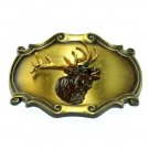 Oregon Elk Trophy 3D Vintage Raintree Belt Buckle