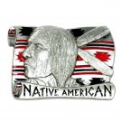 Native American Vintage Masterpiece Solid Pewter 3D Belt Buckle Native American Vintage Masterpiece Solid Pewter 3D Belt Buckle