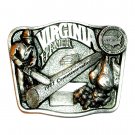 Virginia Farmer Vintage Bryant Solid Pewter 3D Belt Buckle Virginia Farmer Vintage Bryant Solid Pewter 3D Belt Buckle