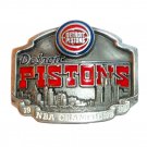 Detroit Pistons NBA Champions Vintage Official Pewter Belt Buckle