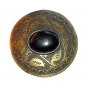 Stone Boho Bobo Vintage Large Brass Round Western Belt Buckle