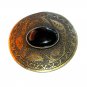 Stone Boho Bobo Vintage Large Brass Round Western Belt Buckle