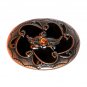Lacquer Beads Boho Bobo Vintage Copper Western Belt Buckle