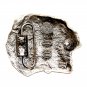 Native American Indian Chief 3D Bergamot US Pewter Belt Buckle