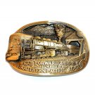 Cab Forward 4294 Southern Pacific Rail Solid Bronze Belt Buckle