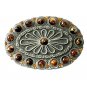Beads Boho Bobo Vintage Pewter Western Belt Buckle