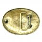 Inlaid Abalone Shell Boho Bobo Vintage Brass Color Western Belt Buckle