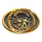 Minnesota State Star North Vintage Heritage Mint Solid Brass Belt Buckle