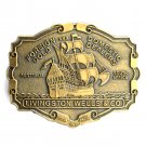 Gold Dealers Foreign Domestic Livingston Wells Belt Buckle