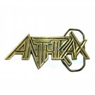 Anthrax Logo 3D Brass Color Great American Belt Buckle Anthrax Logo 3D Brass Color Great American Belt Buckle