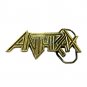 Anthrax Logo 3D Brass Color Great American Belt Buckle
