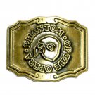 Phantom Of The Opera Brass Color Great American Belt Buckle